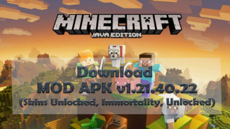 Link Download Minecraft Free Java Edition MOD APK Skins Unlocked, Immortality Update Terbaru