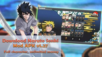 Link Download Free Naruto Senki Mod APK Full Character/Unlimited Money Update Terbaru