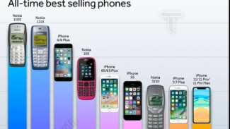 Dominasi Nokia dan Apple dalam Daftar 10 HP Terlaris di Dunia Sepanjang Masa