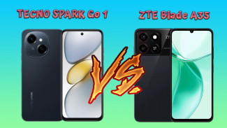 TECNO SPARK Go 1 vs ZTE Blade A35, Duel HP Murah Entry Level