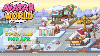 Link Download Free Avatar World Mod APK Unlimited Money Versi Terbaru