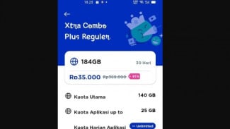 Kuota XL Murah Parah, 184GB Cuma Rp35 Ribu!