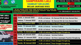 Jadwal Samsat Keliling Klungkung Bulan Januari 2025