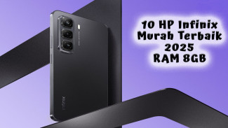 10 Rekomendasi HP Infinix Murah Terbaik 2025 RAM 8GB, Mulai Rp 1 Jutaan