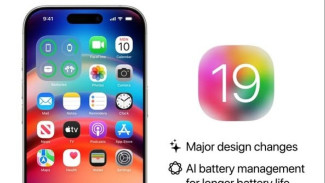 iOS 19 Bakal Hadir dengan Fitur AI untuk Baterai dan Desain Baru