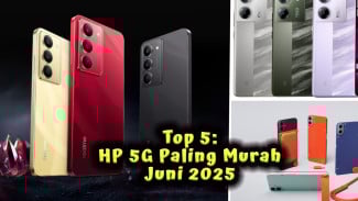 Top 5: HP 5G Paling Murah Juni 2025, Mulai Rp 1 Juta Spek Gaming