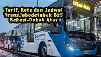Tarif, Rute, dan Jadwal TransJabodetabek B25 Bekasi-Dukuh Atas