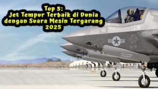 5 Jet Tempur Terbaik di Dunia 2025 dengan Suara Mesin Paling Mengerikan