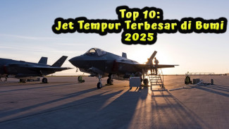 10 Jet Tempur Terbesar di Bumi 2025, Performa & Desainnya Paling Ganas!