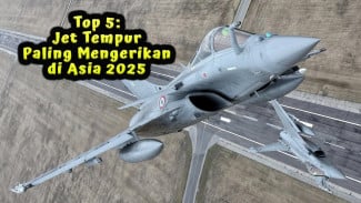 Daftar Jet Tempur Paling Mengerikan di Asia 2025, Kecepatan dan Senjata Bikin Ngeri