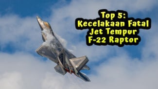 Top 5: Kecelakaan Fatal Jet Tempur F-22 Raptor Paling Tragis Sepanjang Sejarah