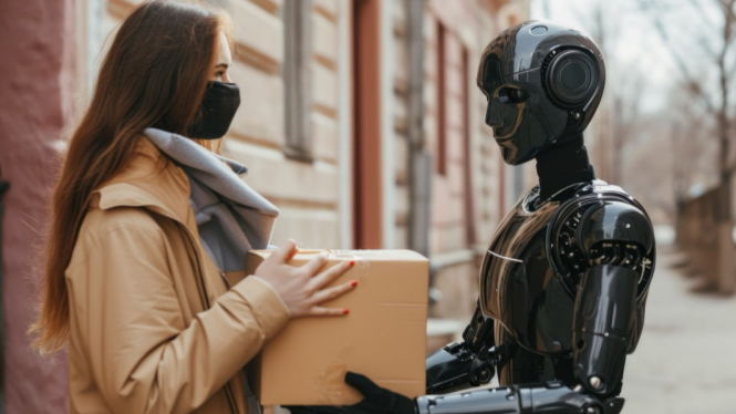 Menjalin hubungan dengan robot AI