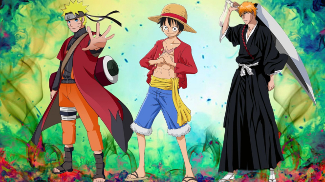 Naruto, Luffy, dan Ichigo