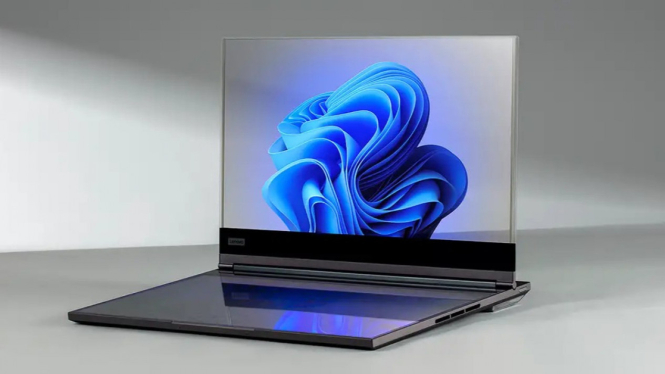 Laptop Transparan Lenovo