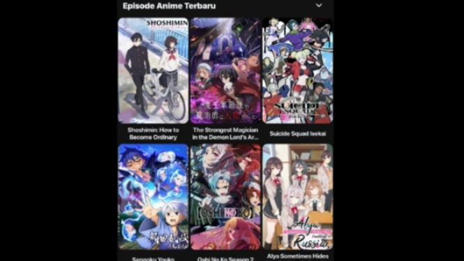 Menonton anime dari aplikasi bisa menjadi pilihan hiburan.