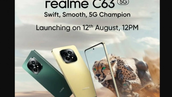 Realme C63 5G segera rilis.