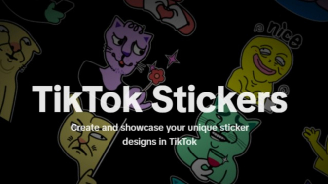 Tiktok stiker.