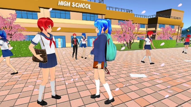 SAKURA School Simulator, salah satu game Android terbaik saat ini