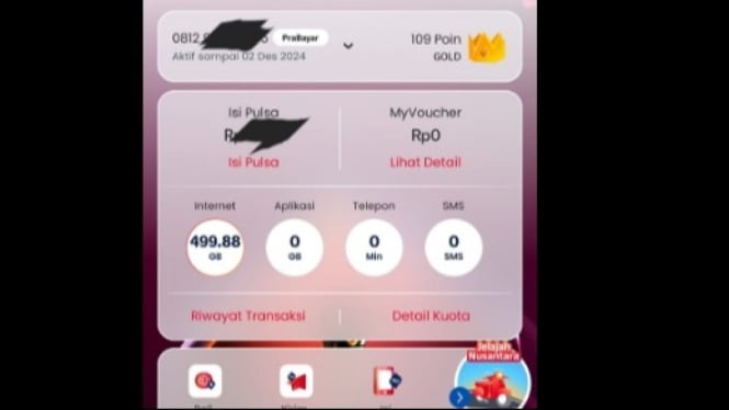 Kuota 500GB Telkomsel bermasalah