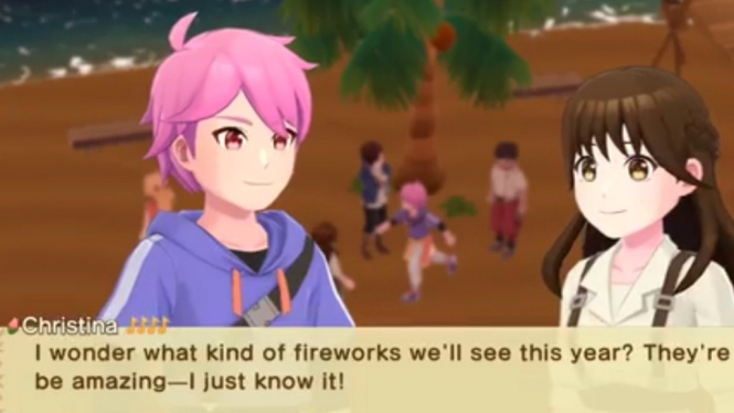 Fireworks di Harvest Moon: Home Sweet Home