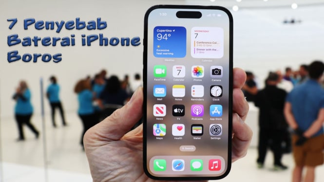 7 Penyebab Baterai iPhone Boros, Begini Cara Mengatasinya