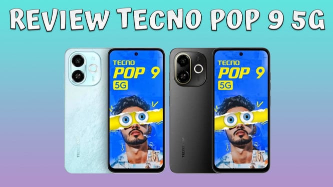 Review HP TECNO POP 9, HP 5G Di bawah Rp 2 Jutaan