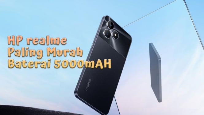 Rekomendasi HP realme Paling Murah Baterai 5000mAH