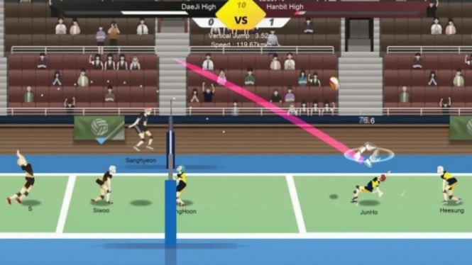 Mod Apk the Spike Volleyball