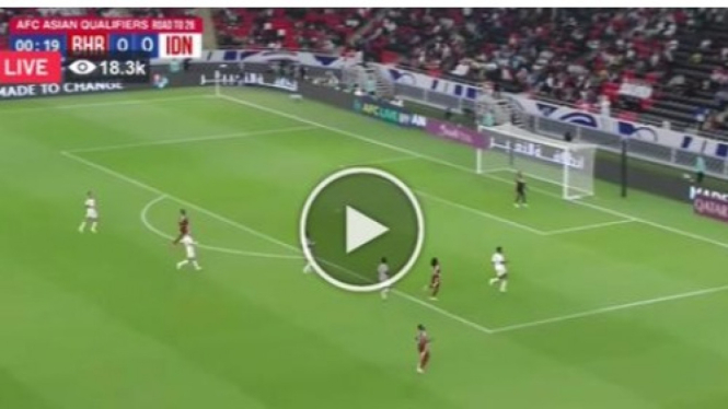 Link streaming Bahrain vs Indonesia