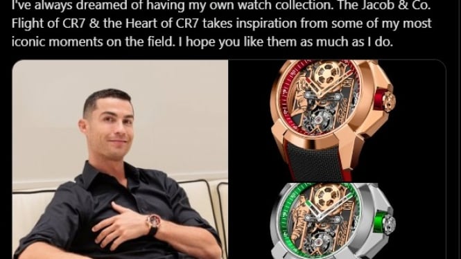 Jam tangan Cristiano Ronaldo