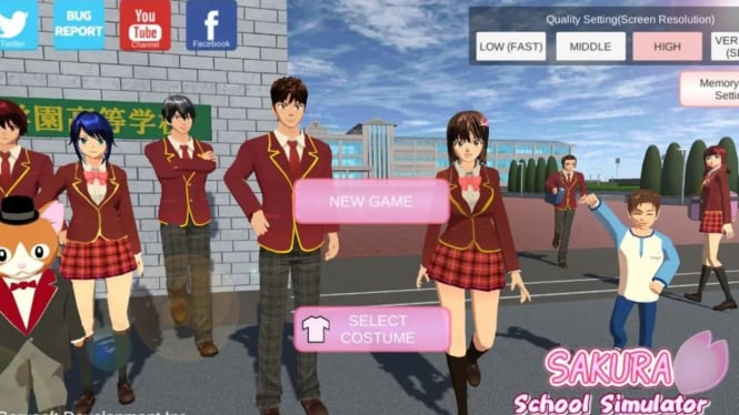 Sakura School Simulator.