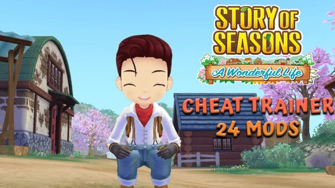 Download STORY OF SEASONS: A Wonderful Life Cheats Trainer 24 Mods