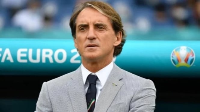 Pelatih Timnas Arab Saudi, Roberto Mancini.