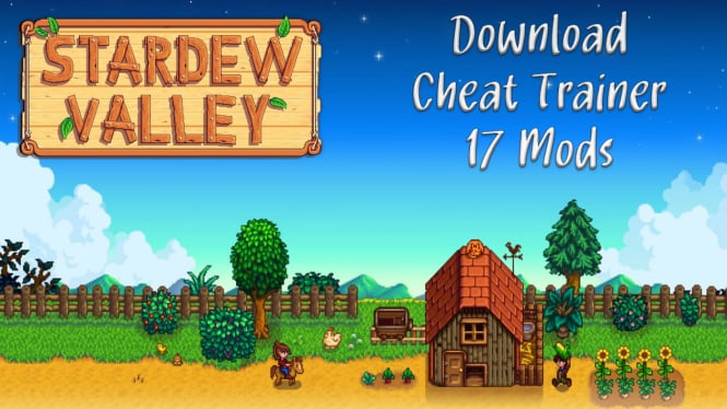 Download Free Stardew Valley PC Cheats Trainer 17 Mods