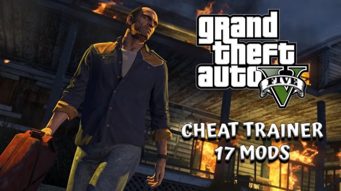 Download GTA V Cheats Trainer 17 Mods