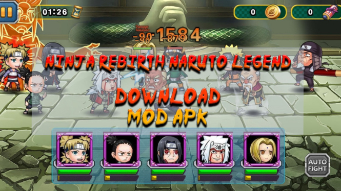 Link Download Ninja Rebirth Naruto Legend Mod APK Update Terbaru