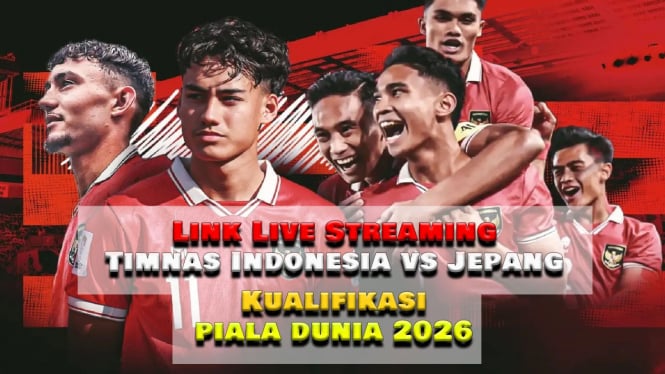 Link Live Streaming Timnas Indonesia vs Jepang