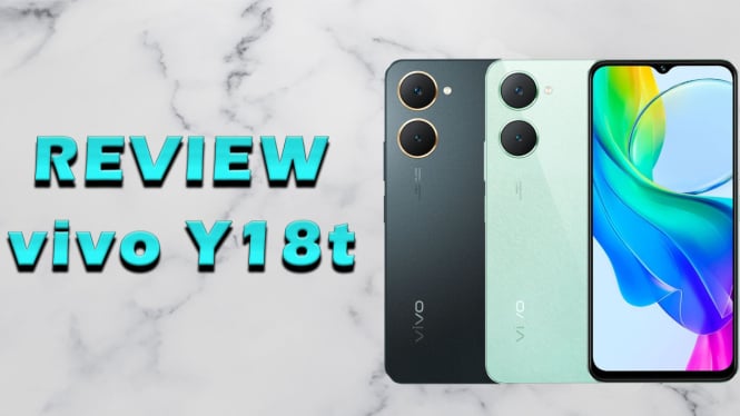 Review vivo Y18t, HP Minimalis Spek Andal