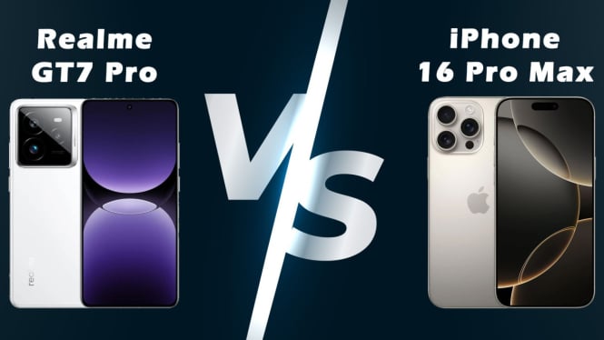 Duel Realme GT7 Pro vs iPhone 16 Pro Max, Pilihan HP Flagship 2024