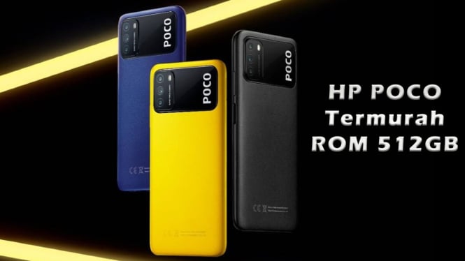 Rekomendasi HP POCO Termurah 2024 ROM 512GB, Pas Buat Gamer