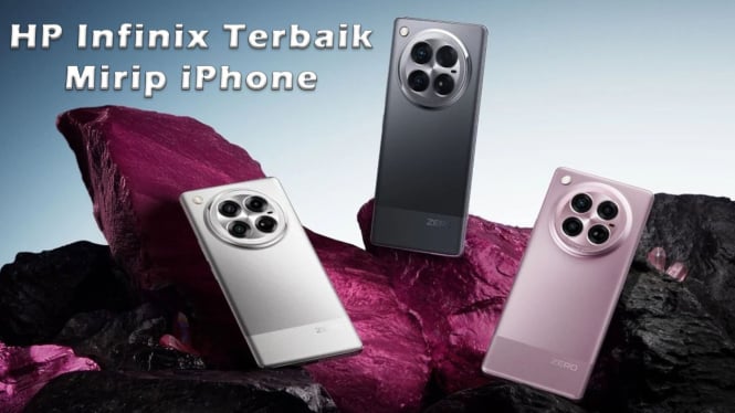 Daftar HP Infinix Terbaik 2024 Mirip iPhone