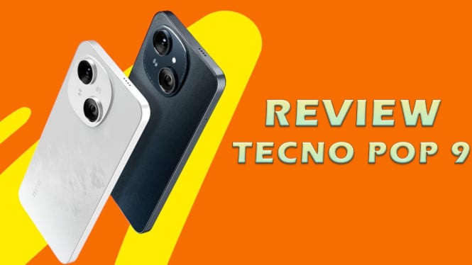 Review TECNO POP 9, HP Murah dengan Fitur Ala iPhone