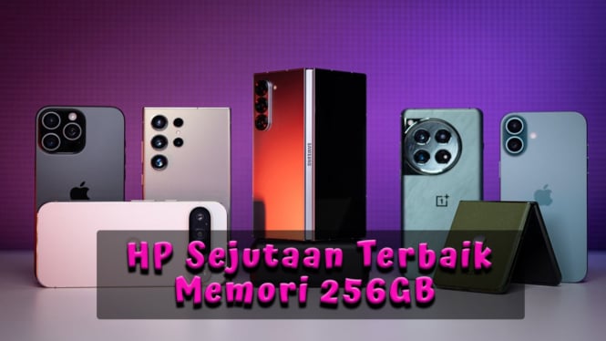 HP Sejutaan Terbaik 2024 Memori 256GB