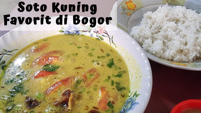 Soto Kuning Favorit di Bogor