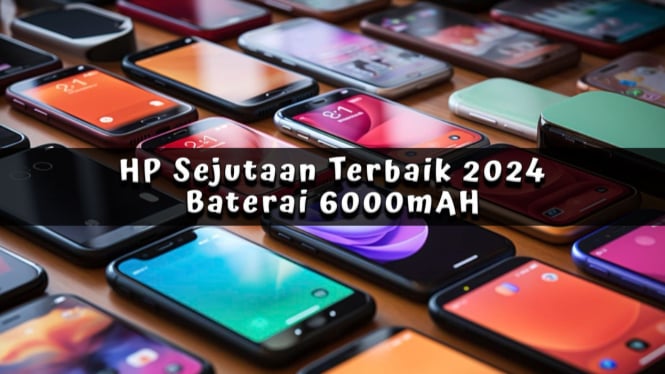 HP Sejutaan Terbaik 2024 Baterai 6000mAH