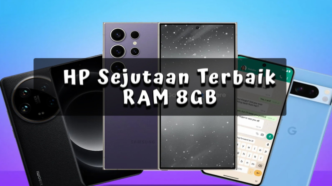 HP Sejutaan Terbaik 2024 RAM 8GB