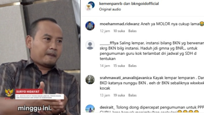 Penjelasan tentang pengumuman seleksi PPPK yang belum.