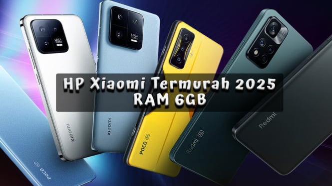 10 HP Xiaomi Termurah 2025 RAM 6GB