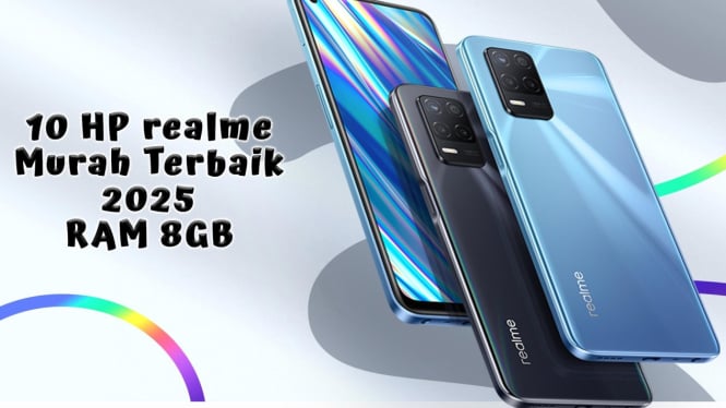 10 Rekomendasi HP realme Murah Terbaik 2025 dengan RAM 8GB