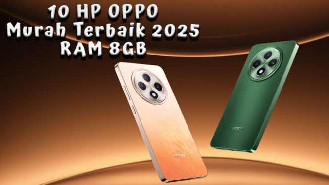 10 Rekomendasi HP OPPO Murah Terbaik 2025 dengan RAM 8GB